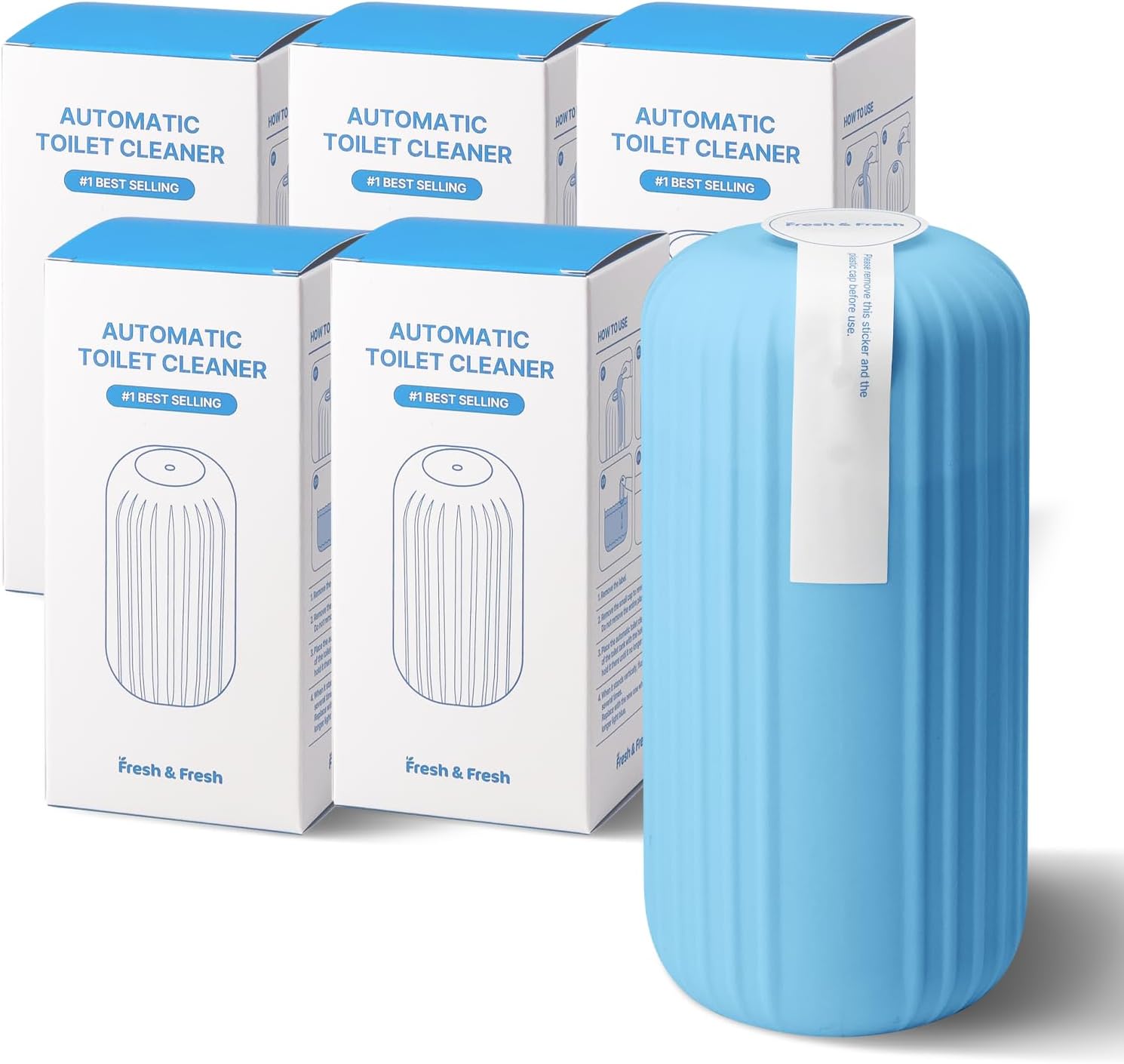 Fresh Fresh Toilet Cleaner Bottle Set - 5 Bottles 2500 FlushesBottle