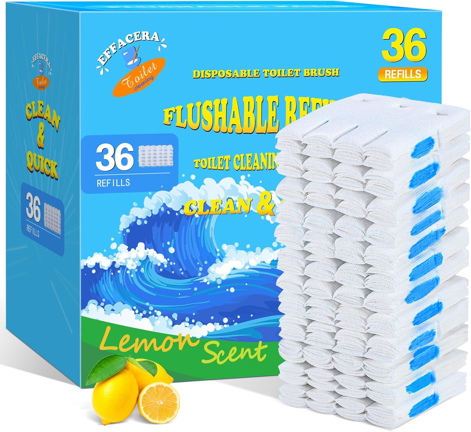 Effacera 36 Refill Toilet Bowl Paper Set