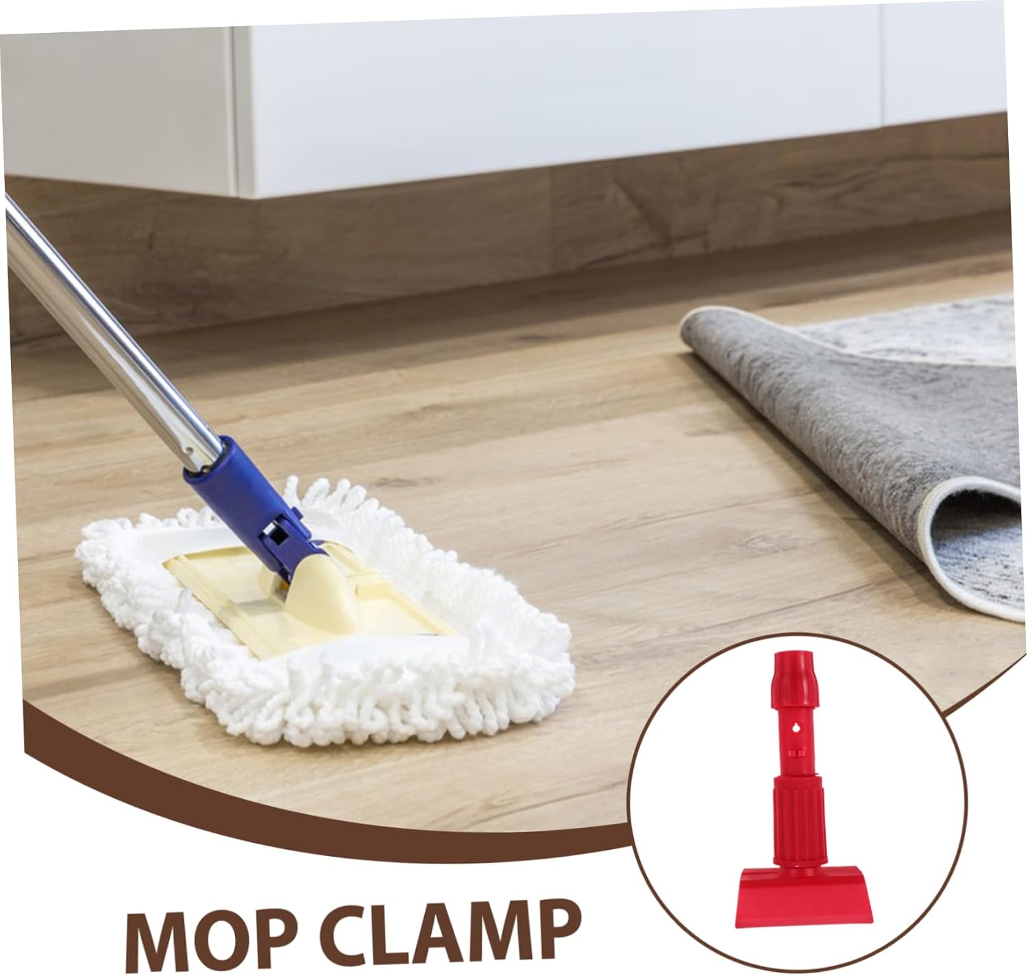 FRCOLOR Detachable Mop Head Clamp for Easy Replacement