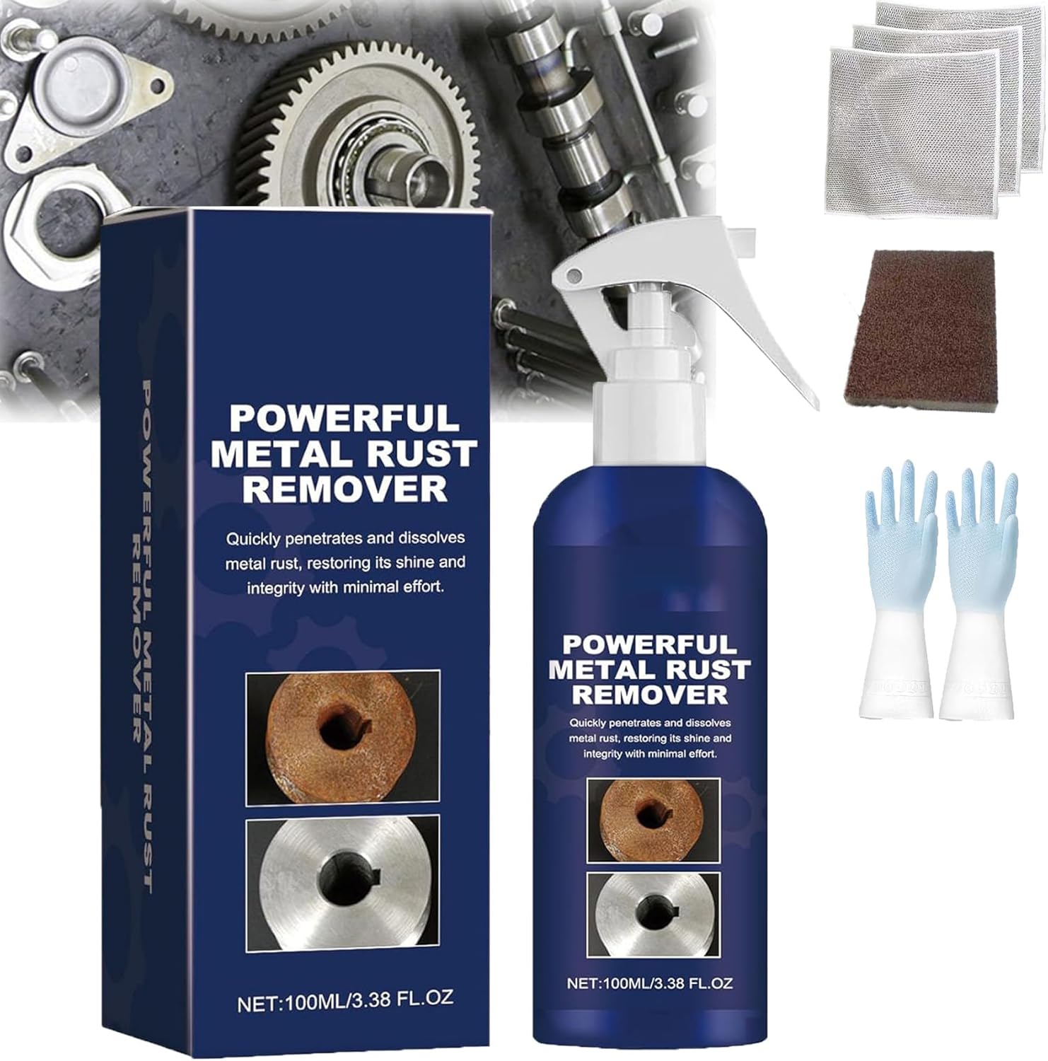 2024 New Powerful Rust Remover Spray 100ml