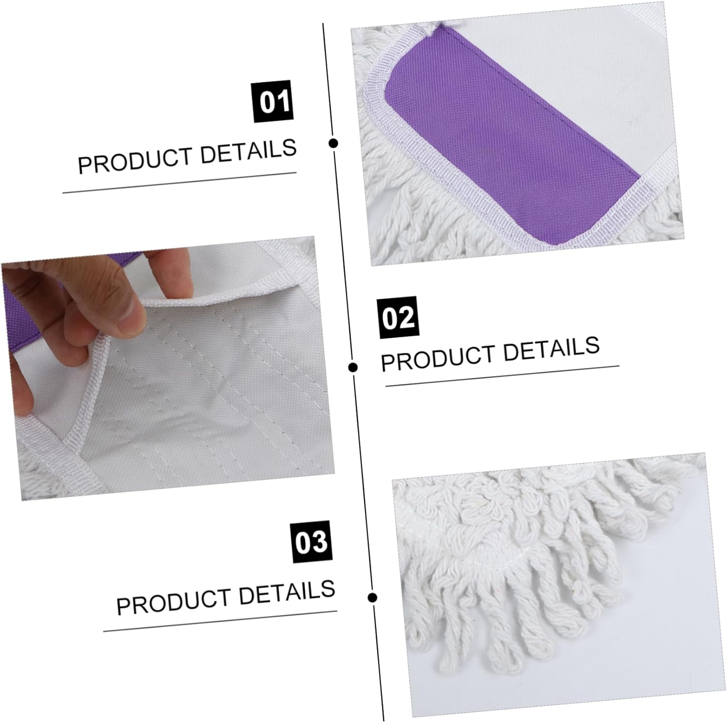 Minkissy Reusable Microfiber Mop Pads for Floor Cleaning 1