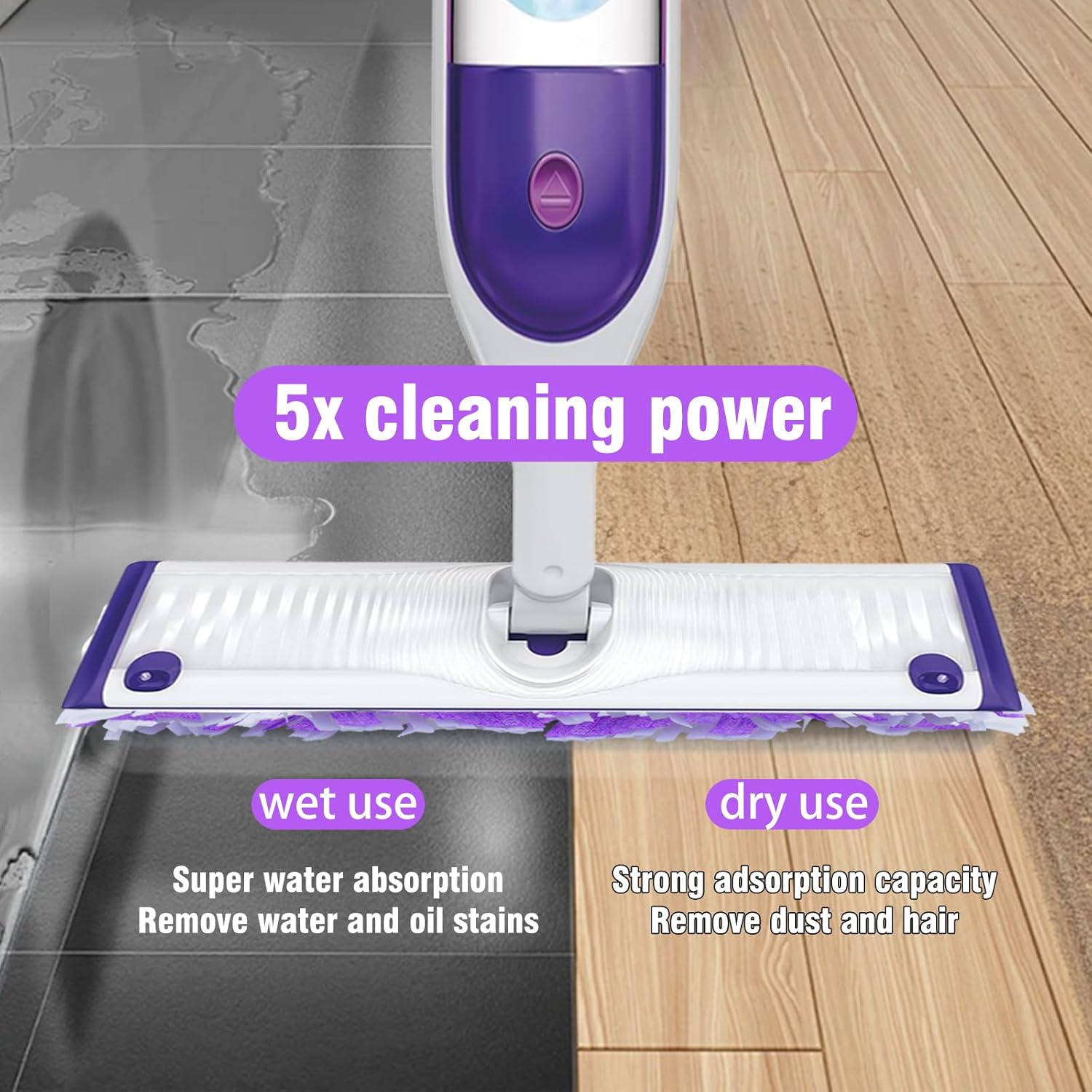 60 Count Swiffer Power Mop Refills - Extra Absorbent No Mess Mopping