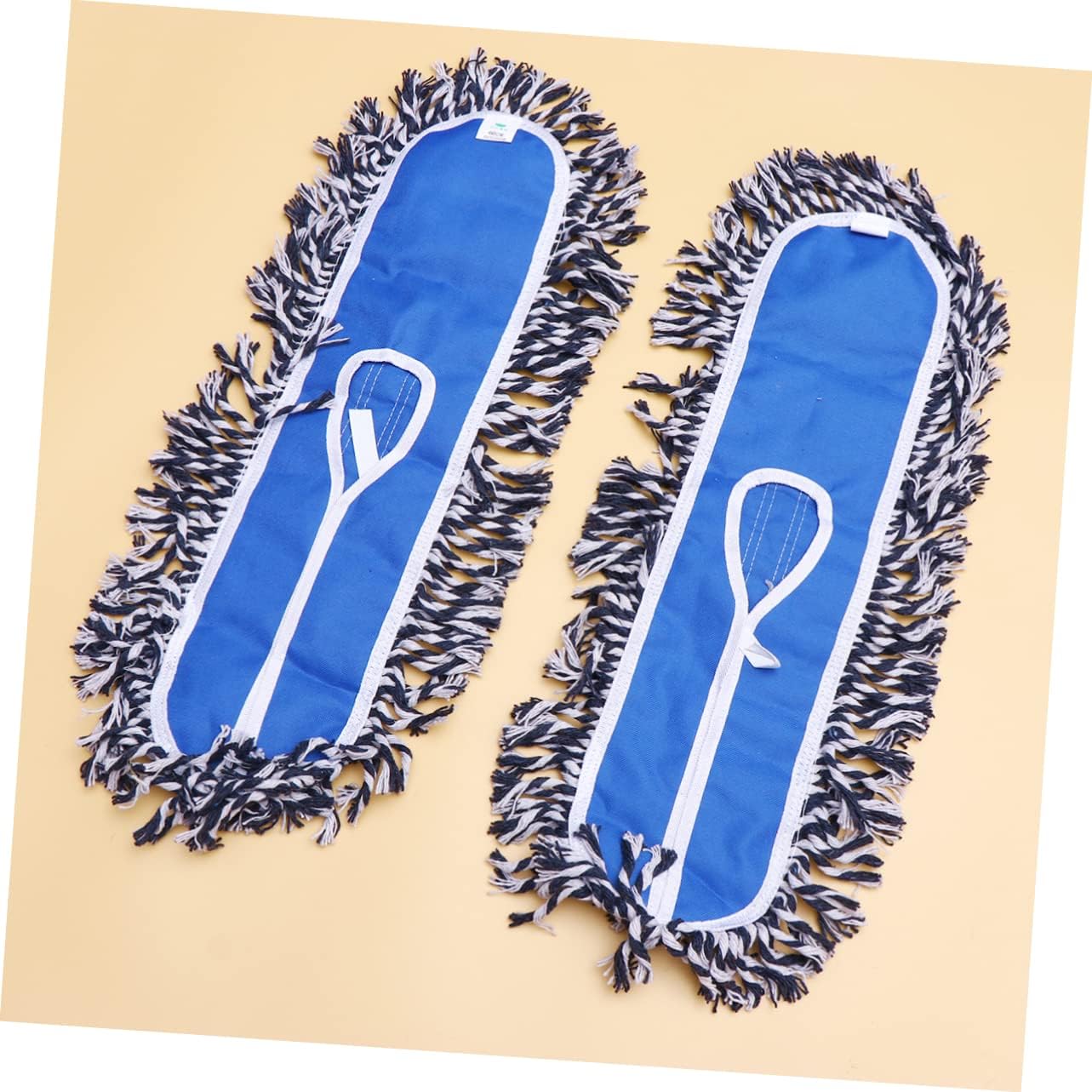 2Pcs Push Mop Cloth - Durable Reusable Machine Washable Floor Cleaning Replacement