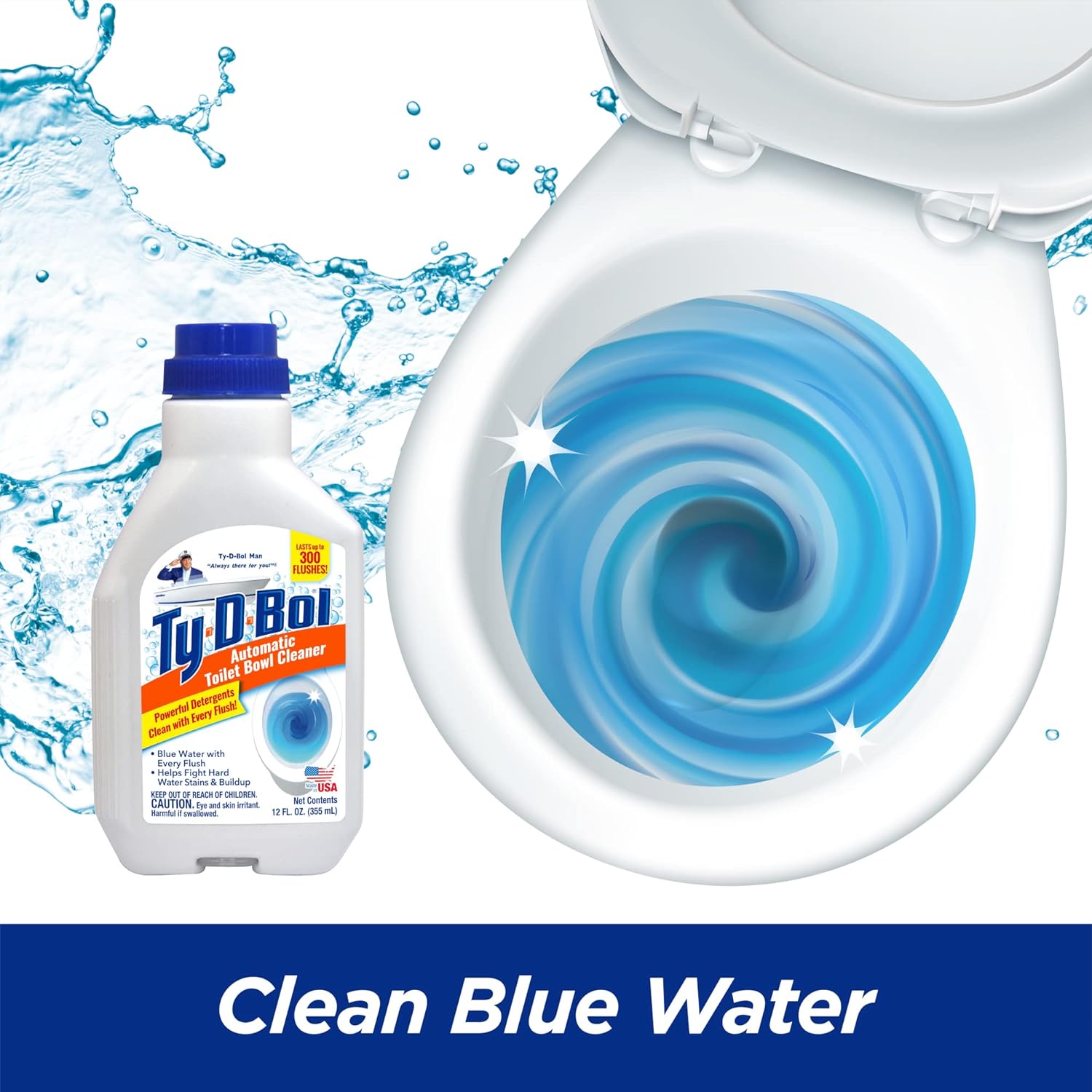 Ty-D-Bol Automatic Toilet Cleaner for Continuous Fresh Bathroom Hygiene