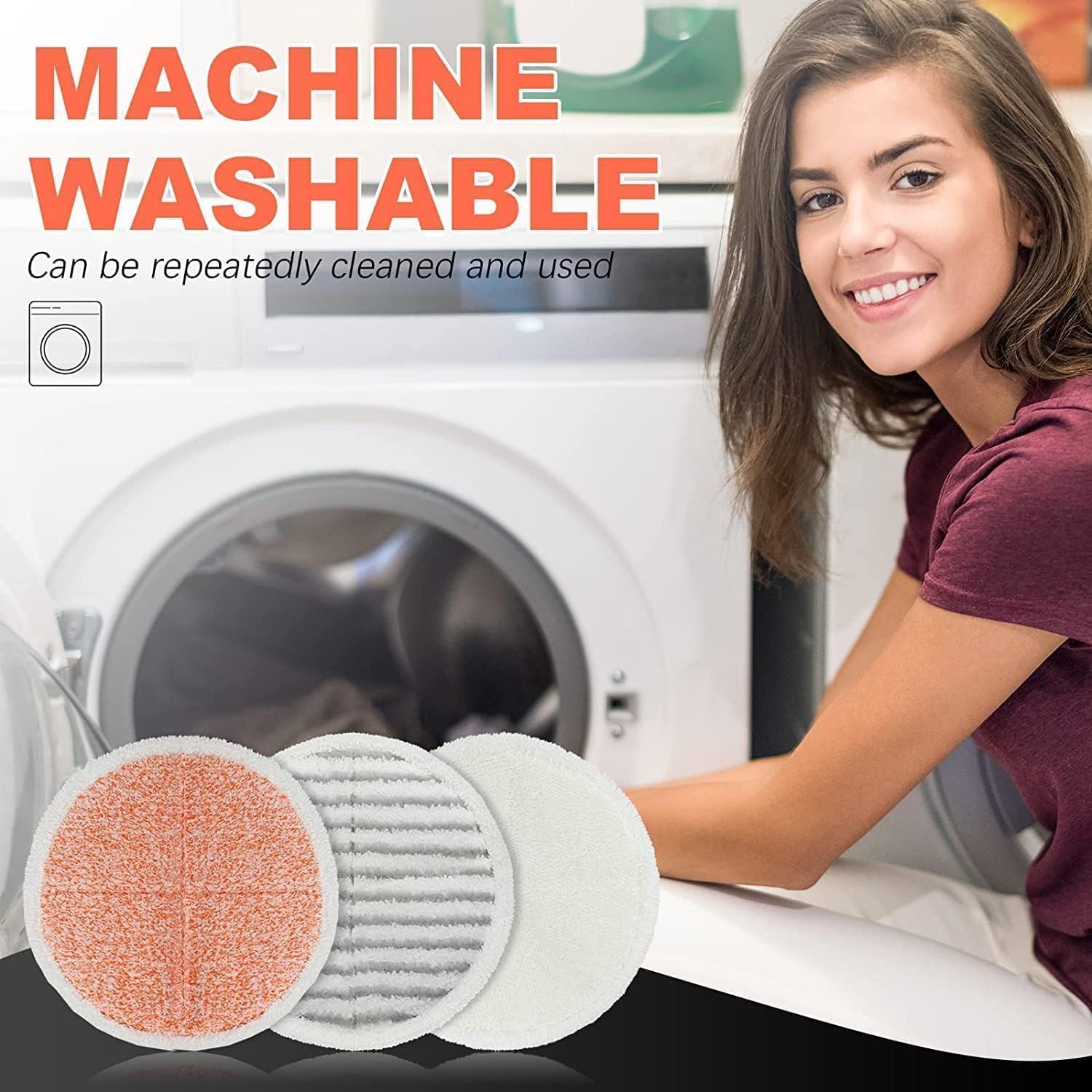 Sgizoku Spin Wave Replacement Mop Pads for Bissell