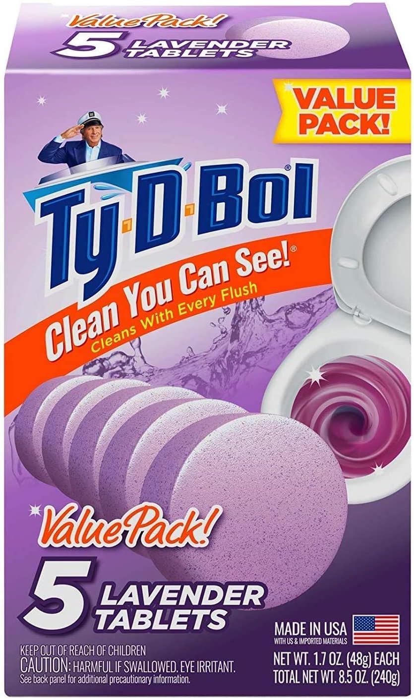 Willert Ty-D-Bol Toilet Cleaning Tablets with Lavender Scent 10 Tabs
