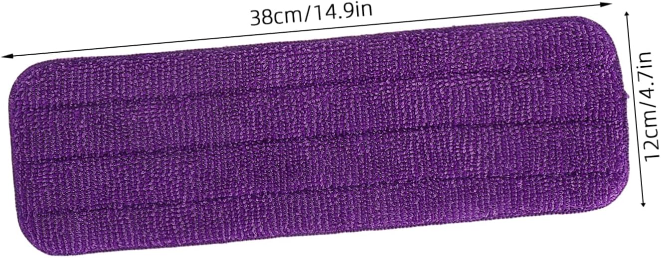 Minkissy 2Pcs Reusable Microfiber Mop Pads - High Absorbent Floor Cleaning Refills