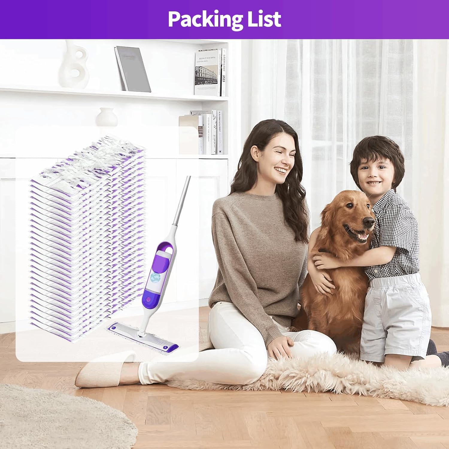 35 Pack AntePow Disposable Refills for Swiffer Power Mop