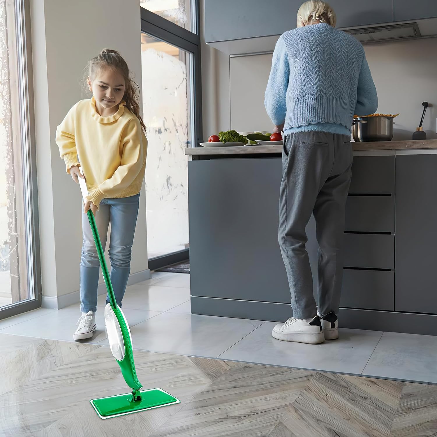 NIXOOT 3 Pack Mop Refills for Libman Freedom Spray Mop