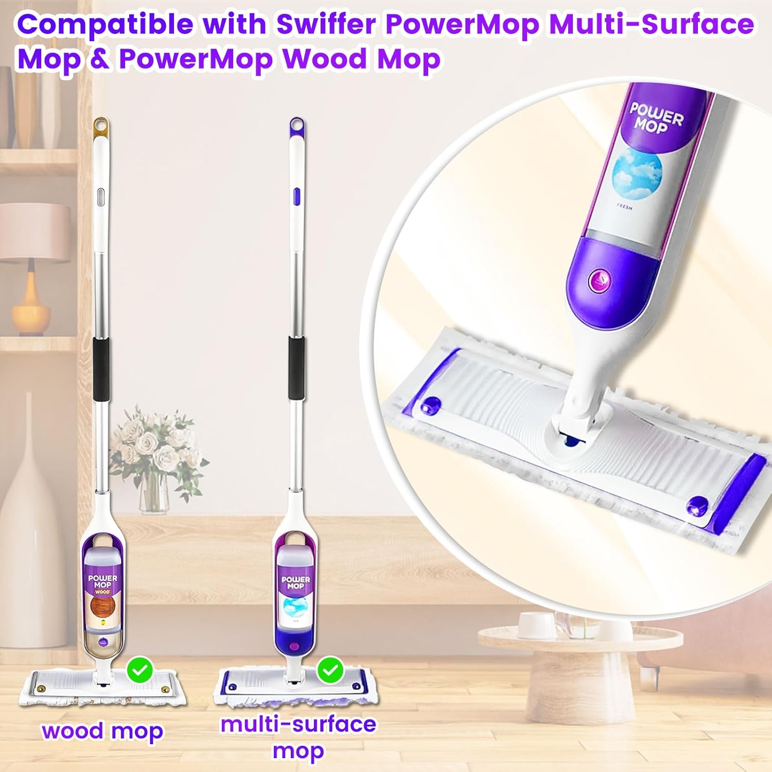 15 Count Swiffer PowerMop Replacement Mop Pads