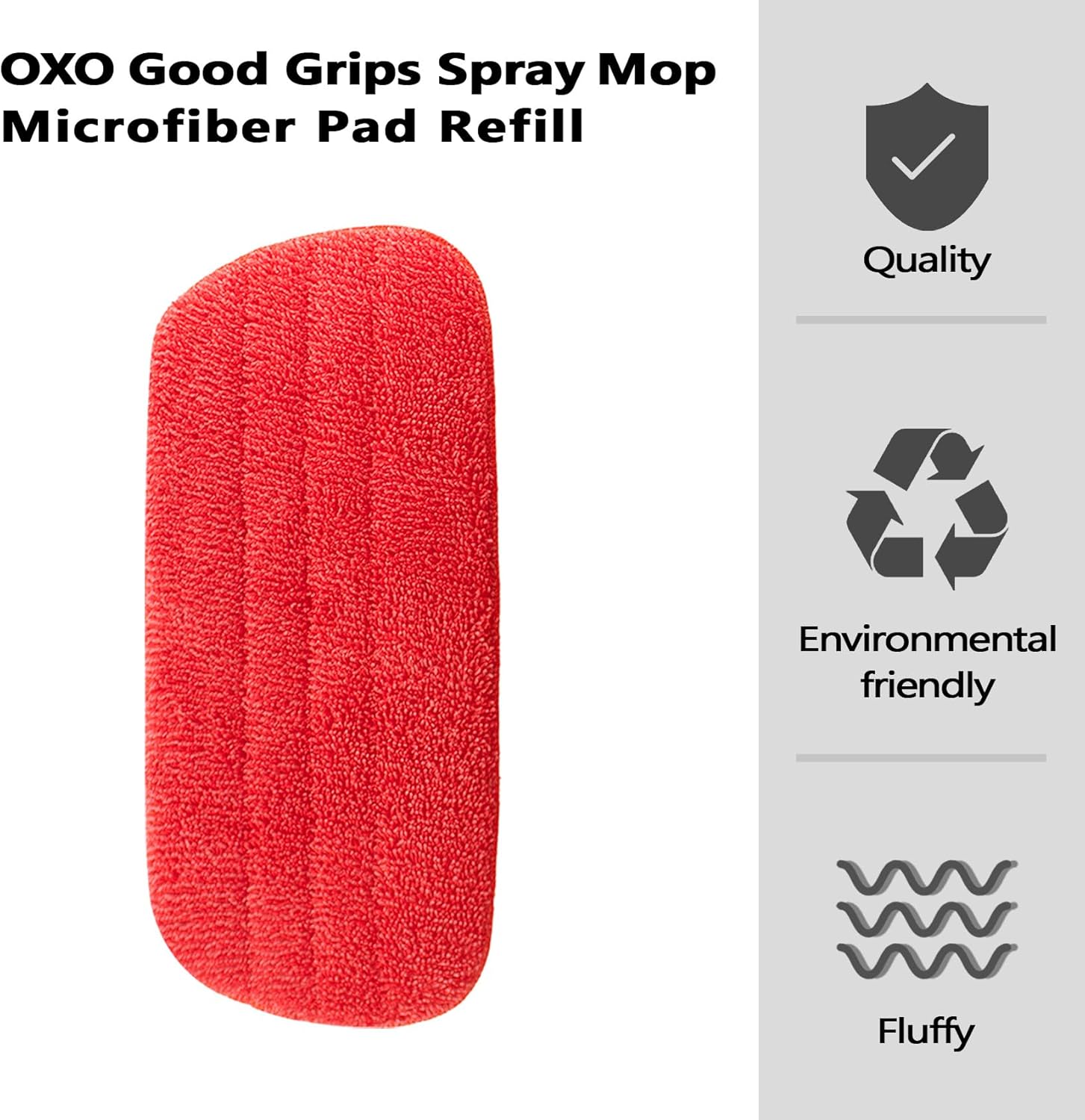 SunDiss 2 Pack Replacement Heads for OXO Good Grips Microfiber Spray Mop