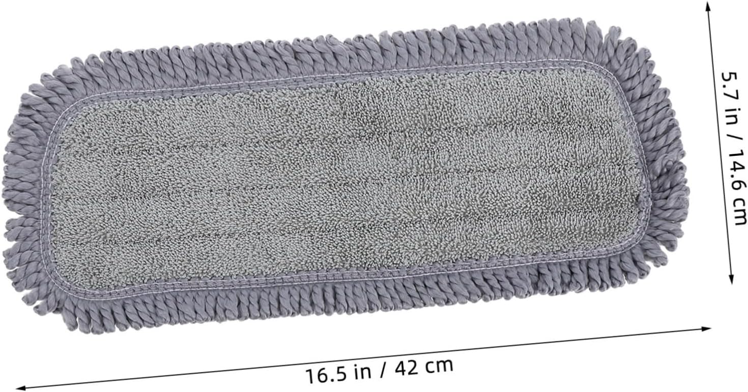 2pcs Microfiber Mop Pads Reusable for Floor Cleaning