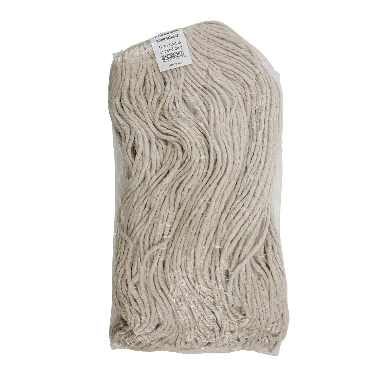Boardwalk Mop Head Replacement 32oz Cotton White 12Carton