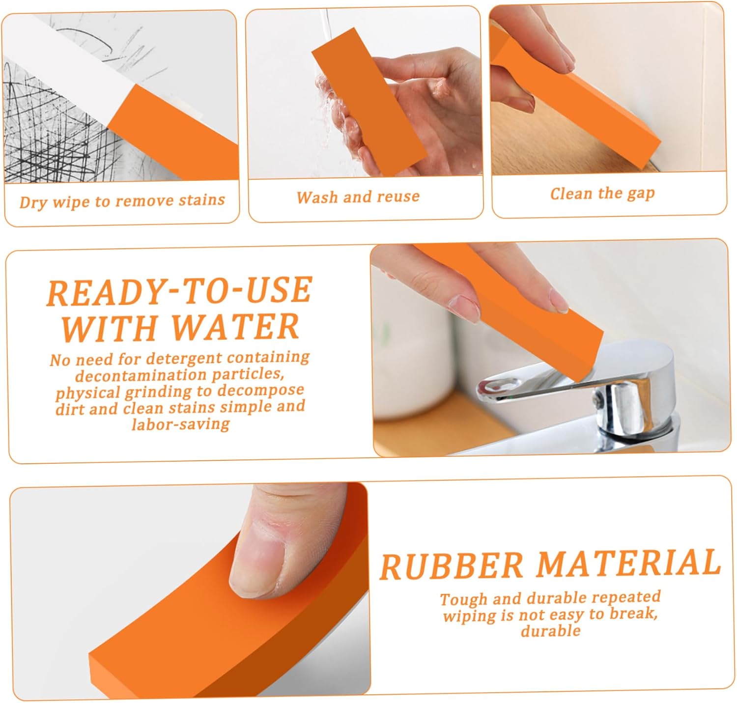 Lawnrden Stainless Steel Rust Eraser 5Pcs Set