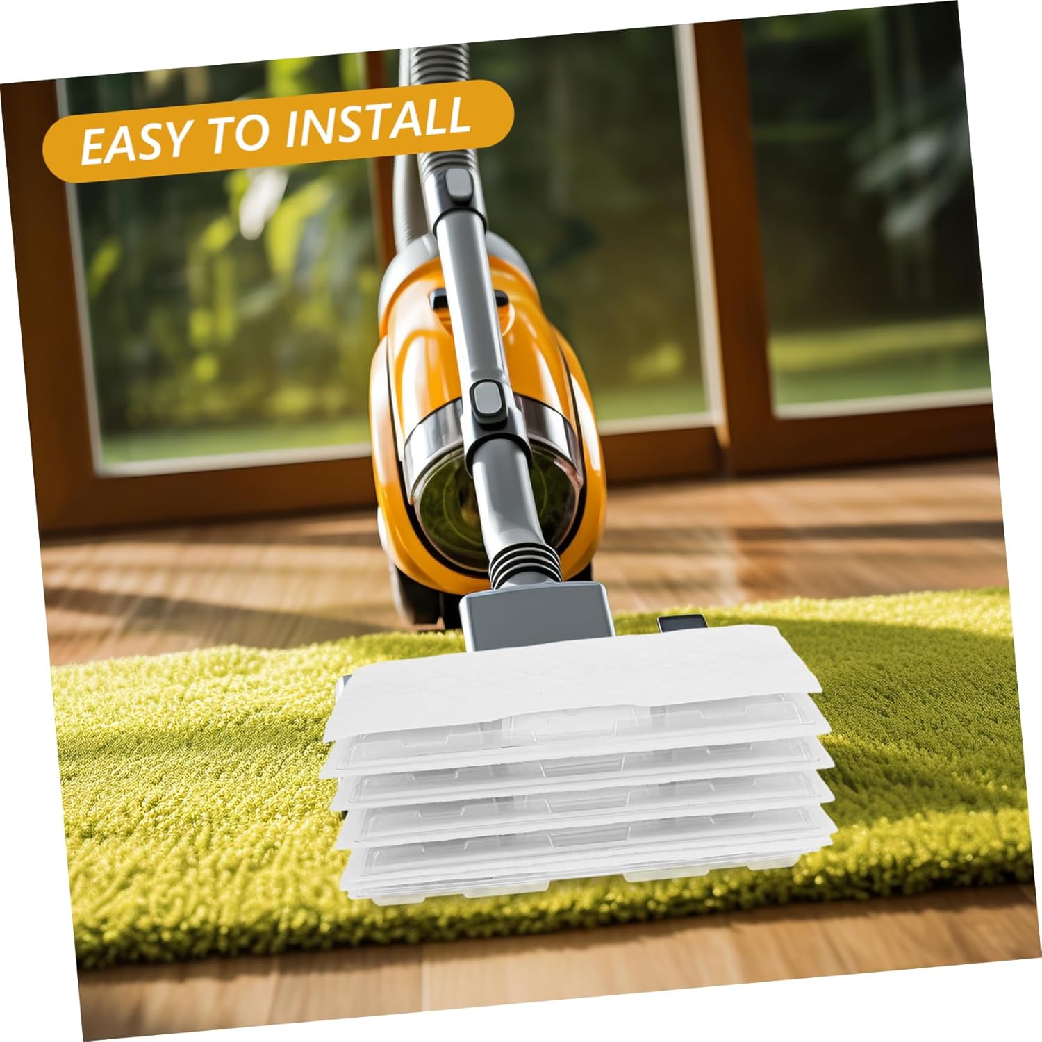 Minkissy 10Pc Washable Steam Mop Pads Replacement