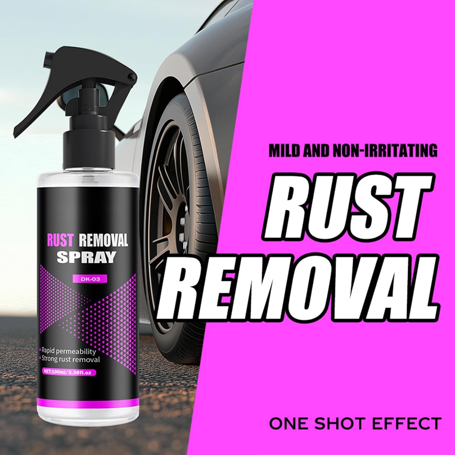Versatile Rust Remover for Car Trailer and More