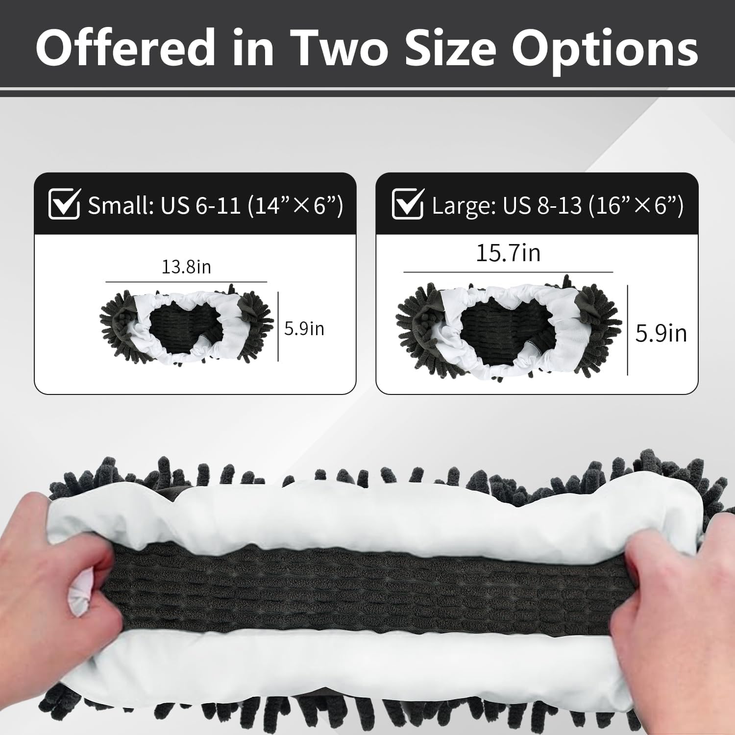 EKIORI Mop Slippers Socks for Home Cleaning 1