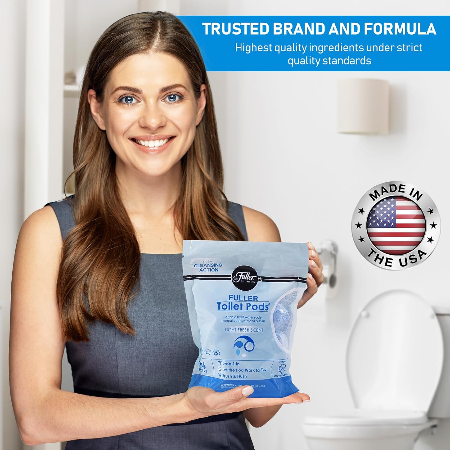 Fuller Brush Toilet Bowl Cleaner Pods - 1-Pack 1