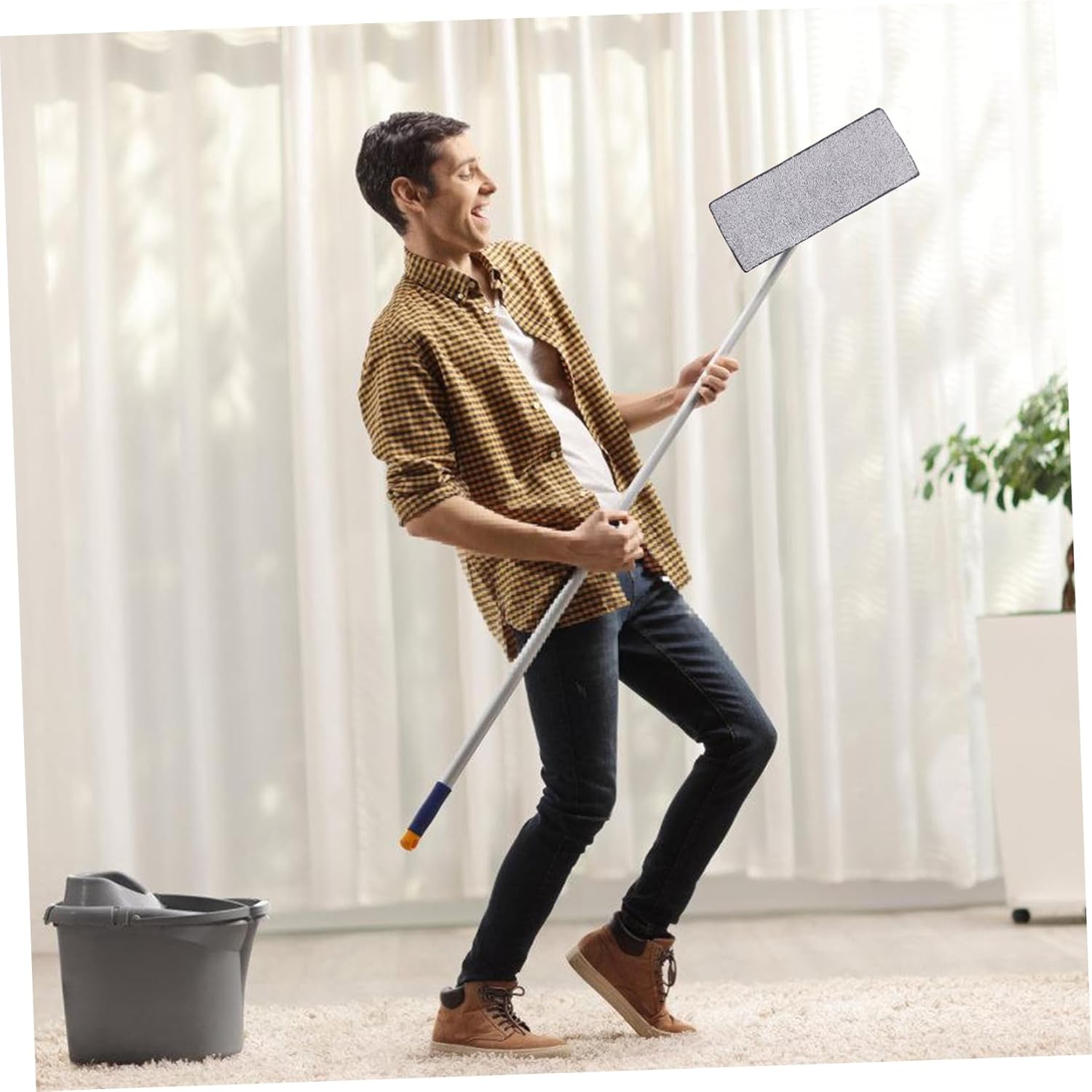 10pcs Reusable Mop Pads for Hardwood Tile Floors
