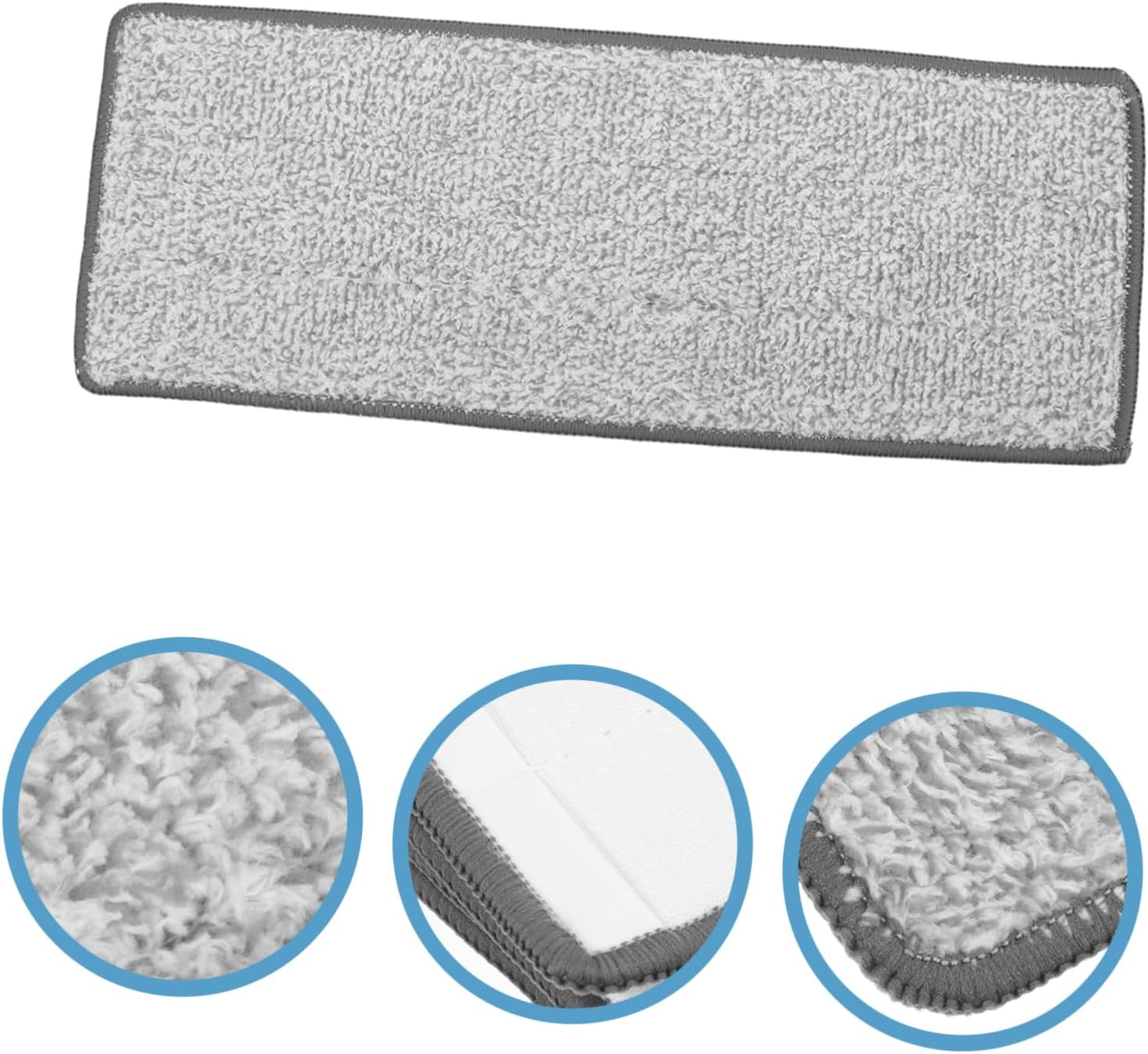 4pcs Reusable Microfiber Mop Heads for Wet Dry Floor Cleaning 1