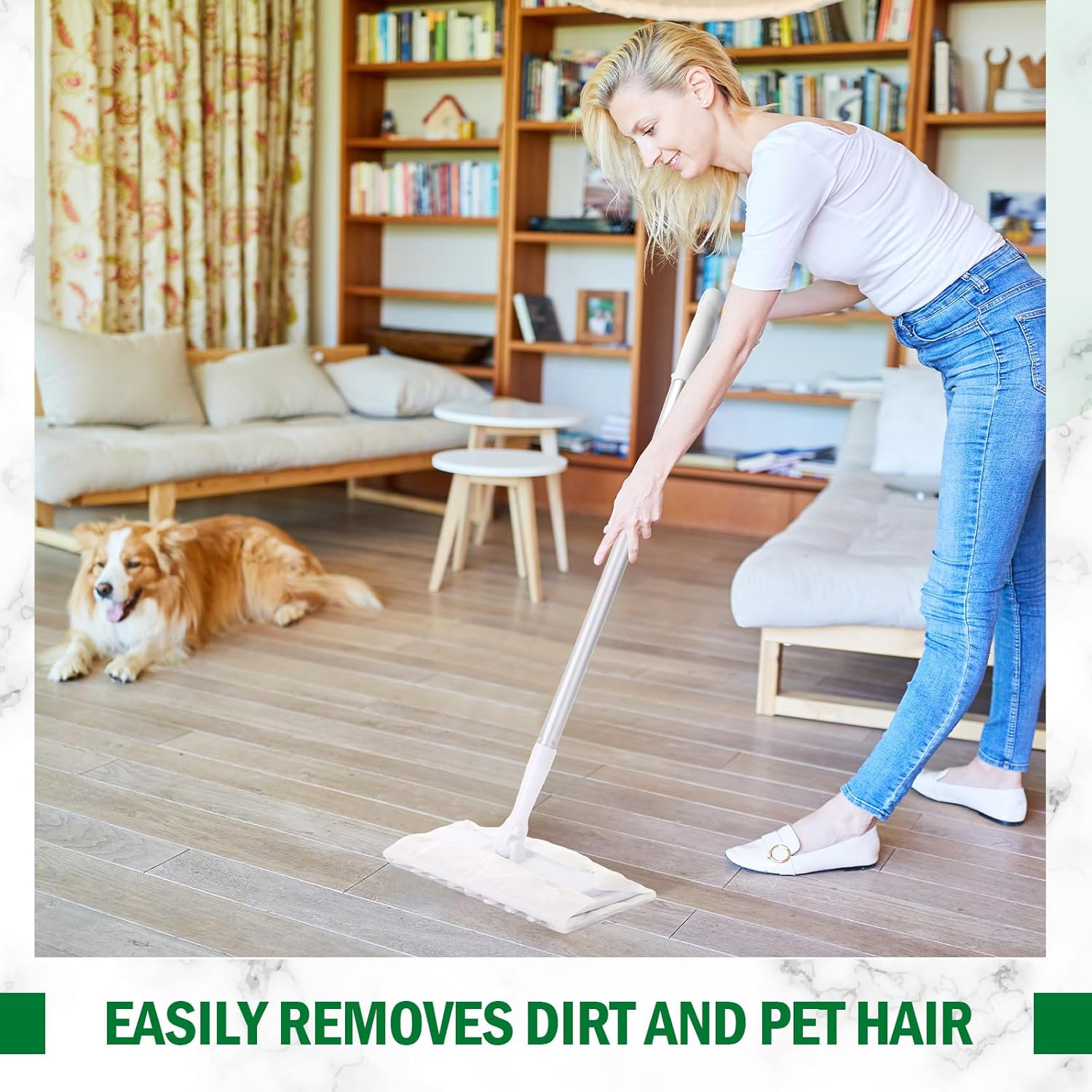 Gejoy 300 Count Dry Sweeping Cloths for Swiffer Pet-Friendly Unscented