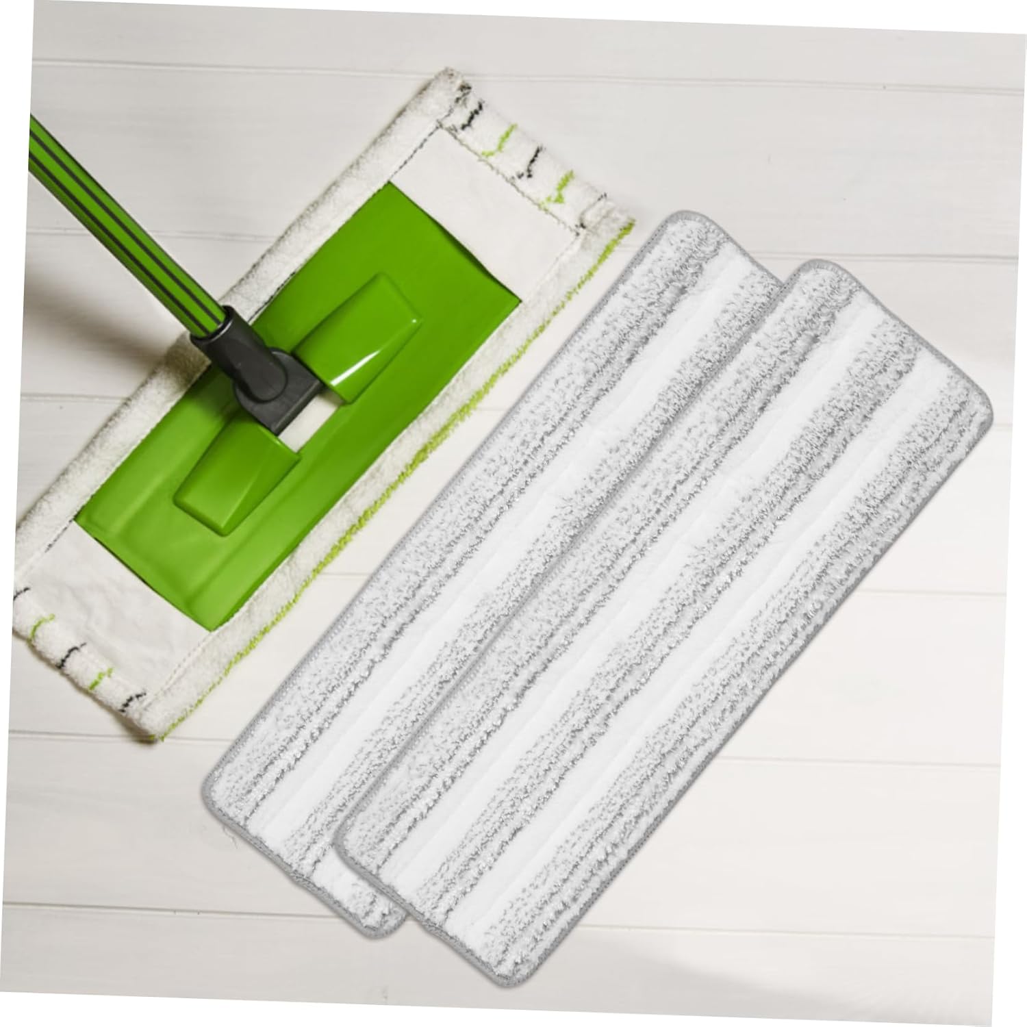 PACKOVE 2pcs Reusable Flat Mop Refill Pads