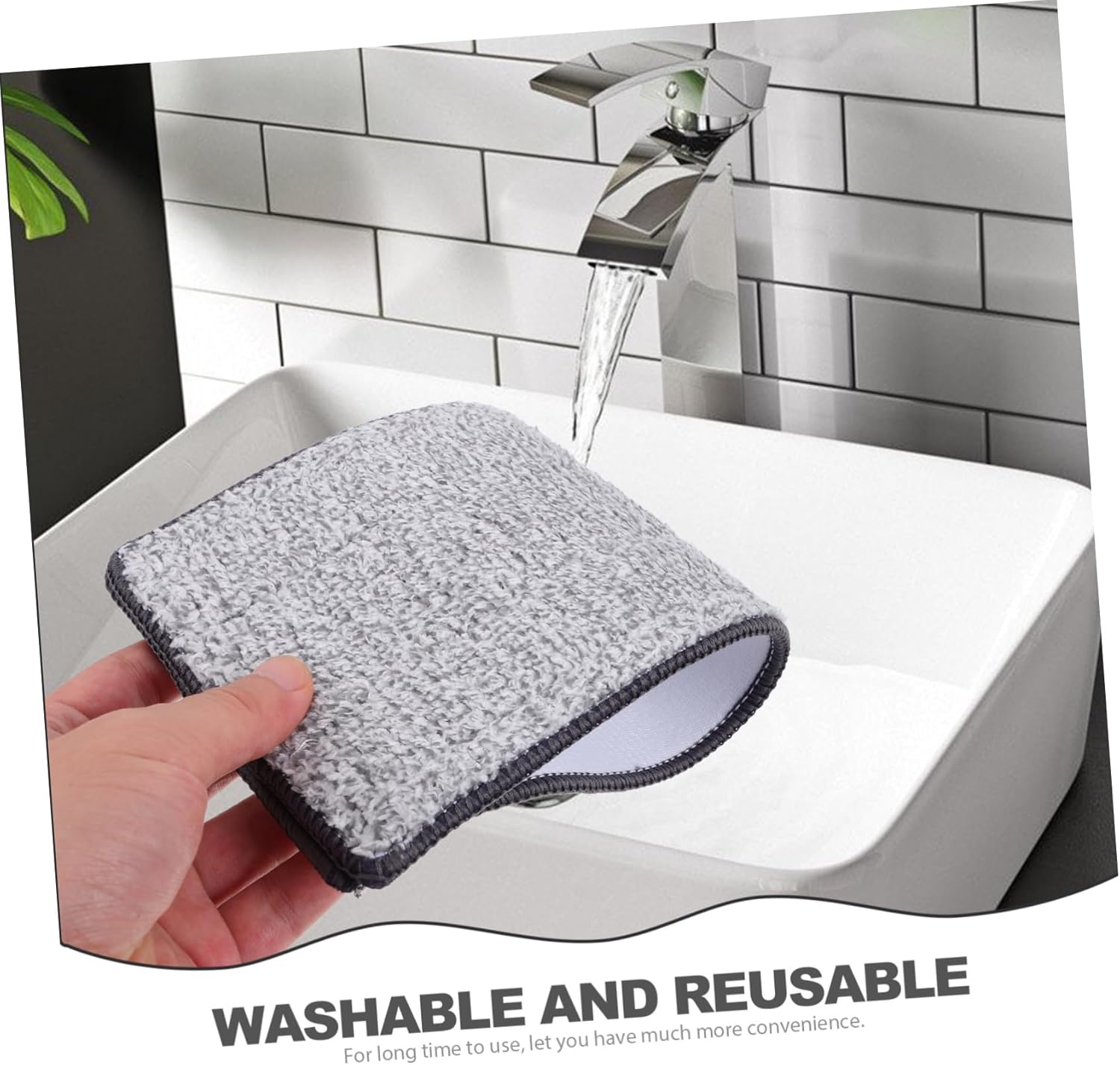 10pcs Reusable Mop Pads for Hardwood Tile Floors