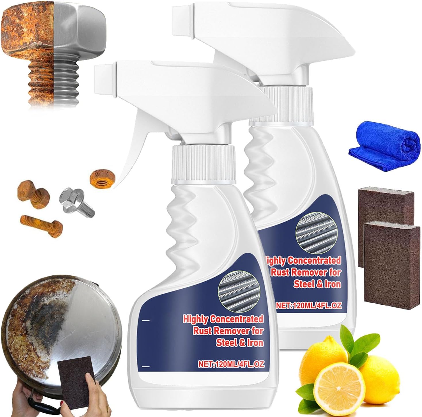 Heavy Duty Metal Rust Remover Spray