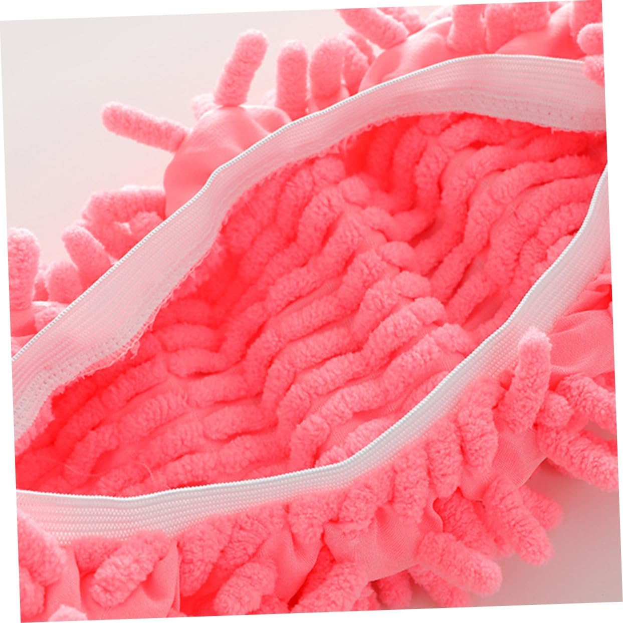 Minkissy 6pcs Microfiber Cleaning Mop Slippers