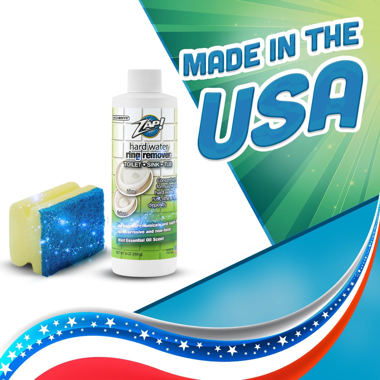 Megabrite Toilet Bowl Stain Remover 9 oz