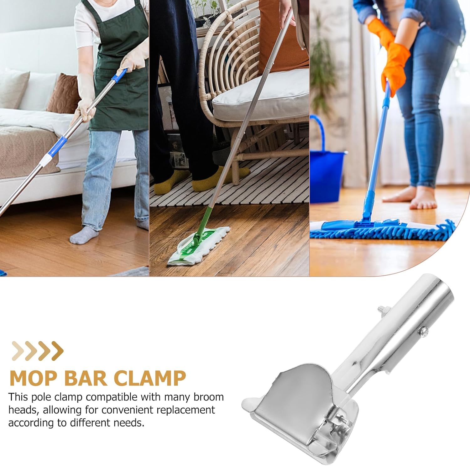 IMIKEYA Mop Handle Replacement Clamp