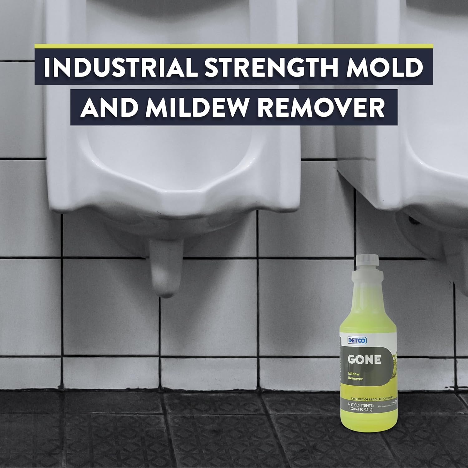 Detco GONE Mold Mildew Remover 1-Quart Spray