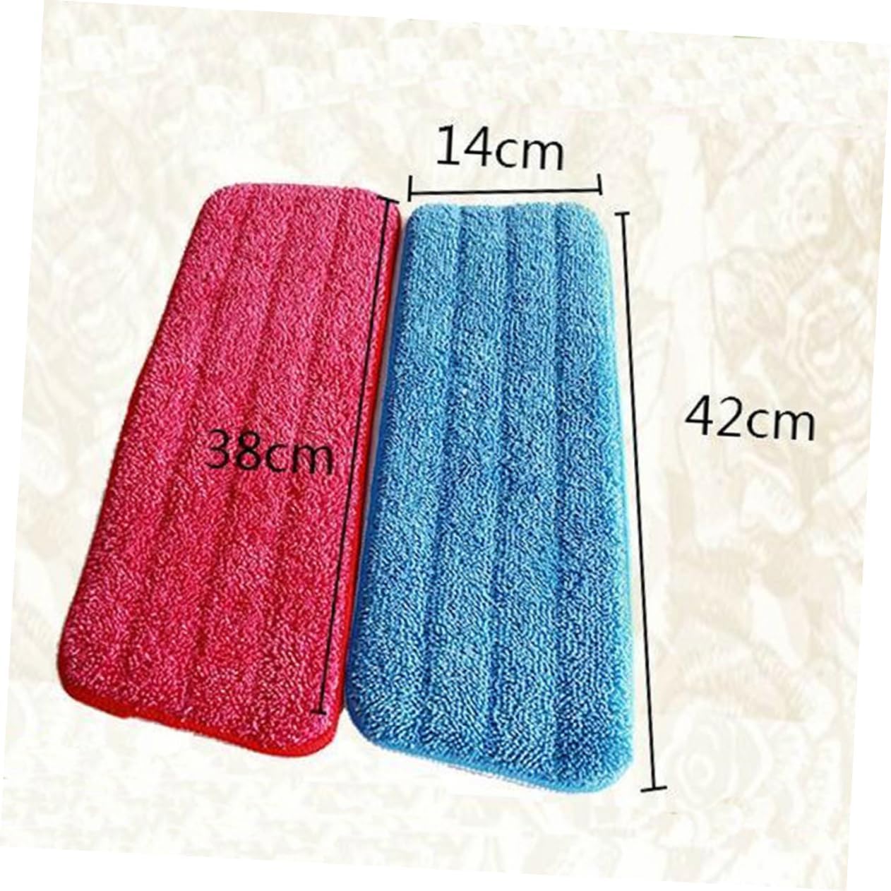 2pcs Microfiber Mop Covers Refill for Steam Mop Replacement