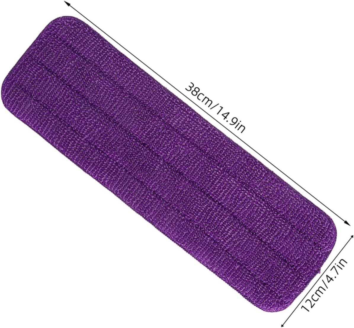 2PCS Microfiber Mop Head Replacement for Efficient Floor Cleaning