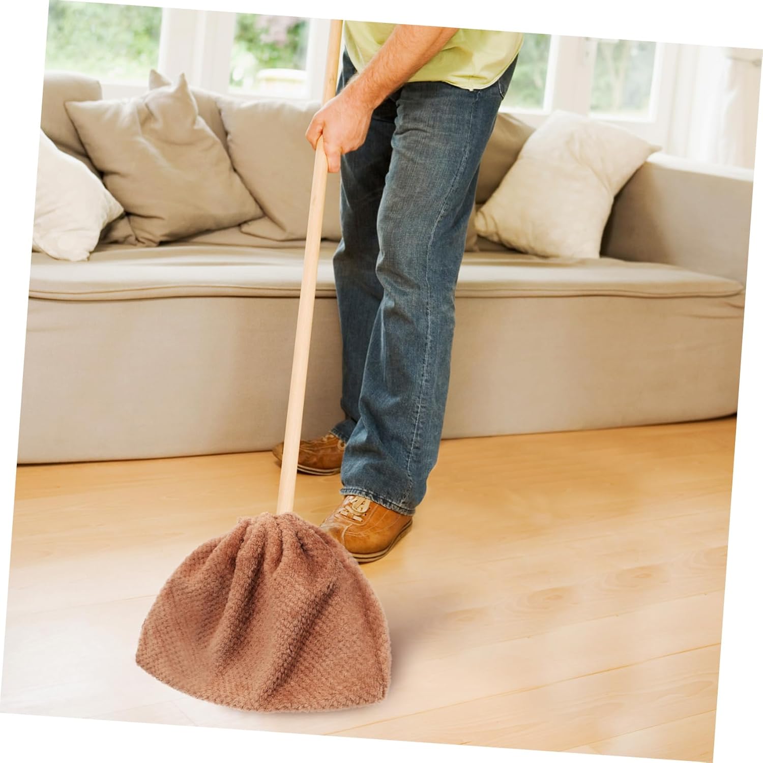 CALLARON Durable Washable Mop Pad Covers Set
