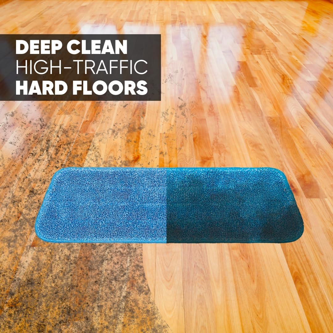 3 Pack Cinch Mop Replacement Heads with Microfiber Pads