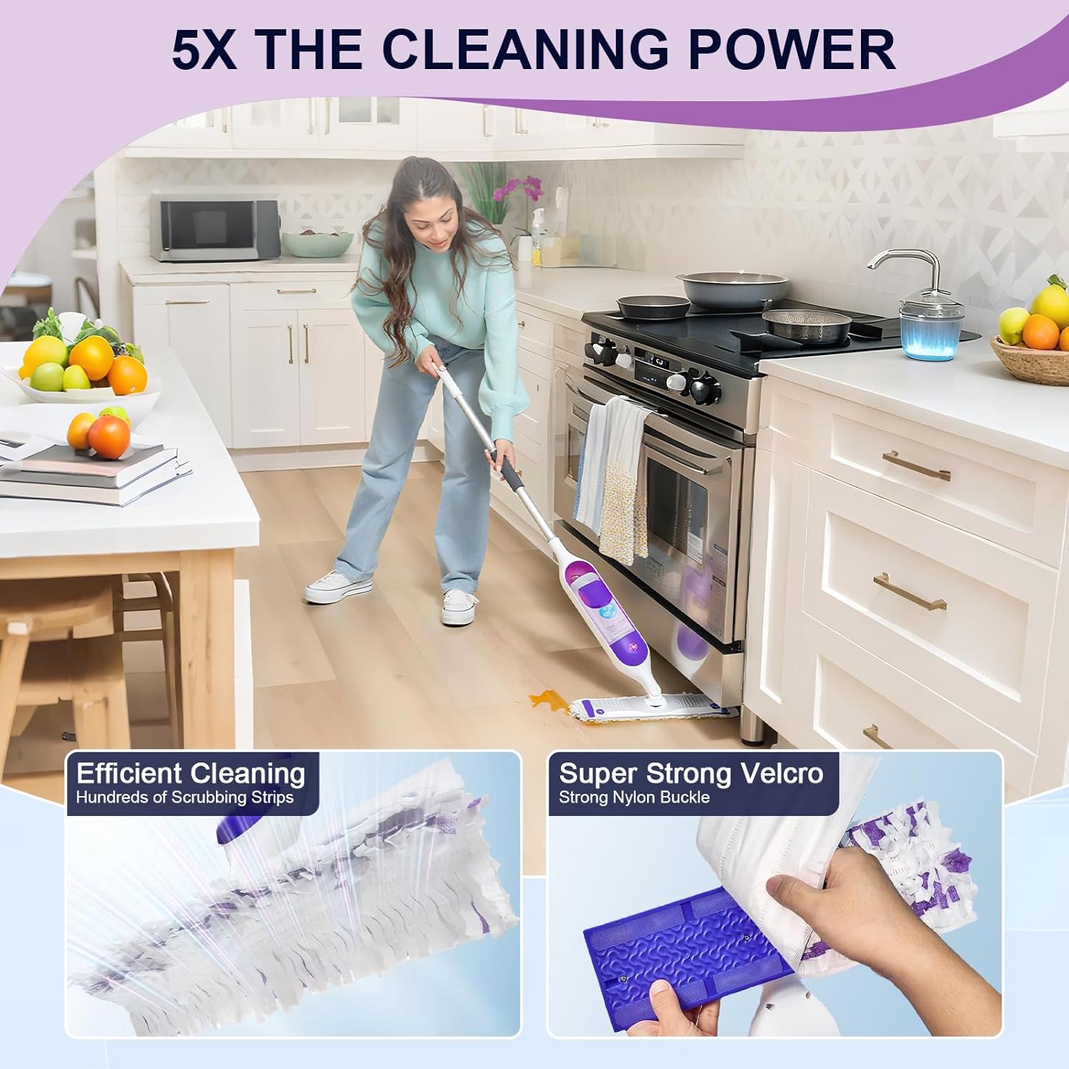 Nyywth 32 Count Swiffer Power Mop Refill Pads