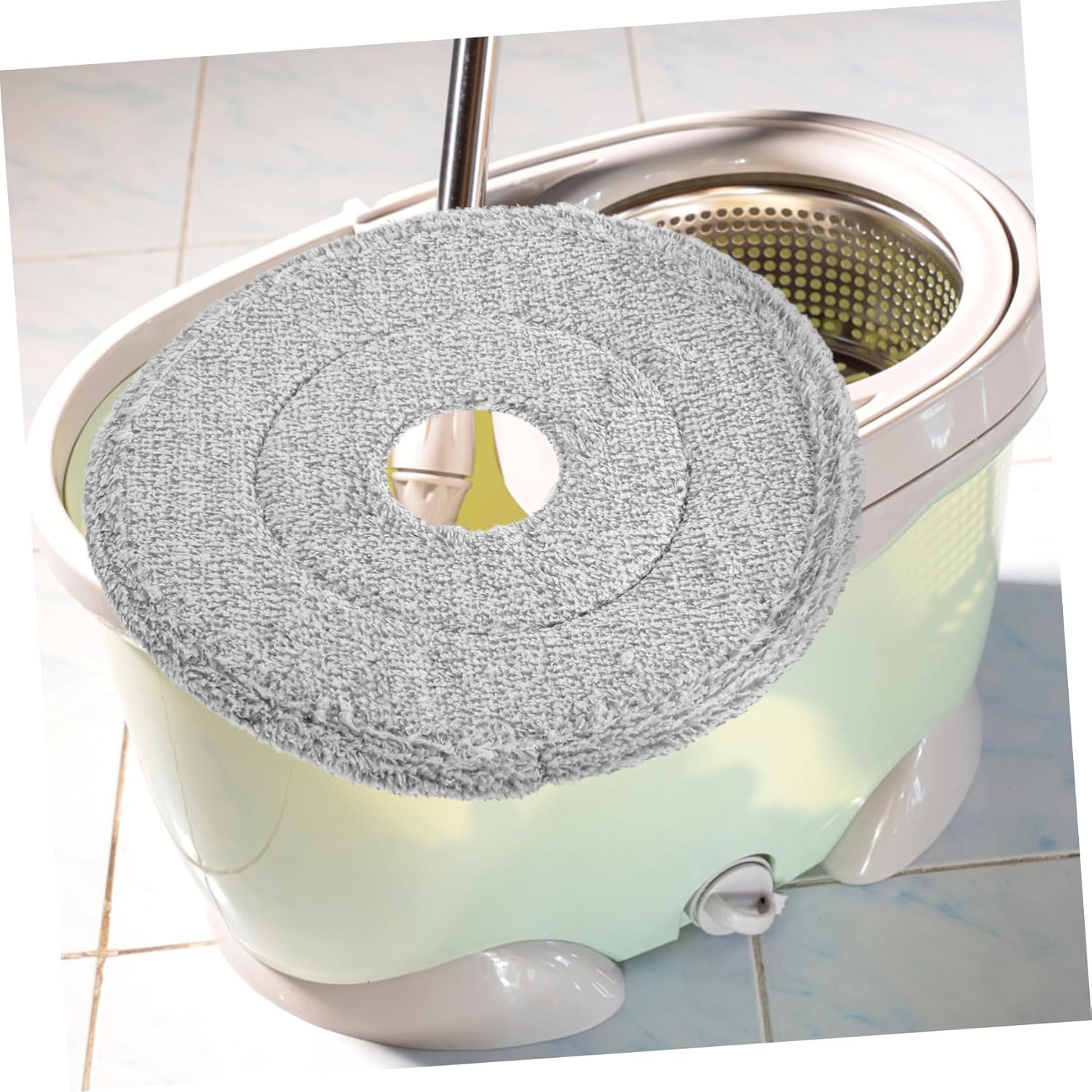 3Pcs Cotton Rotation Mop Heads for Easy Cleaning
