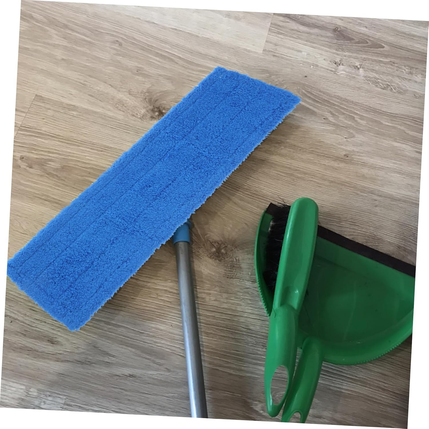 2Pcs Coral Fleece Mop Pads Reusable Washable