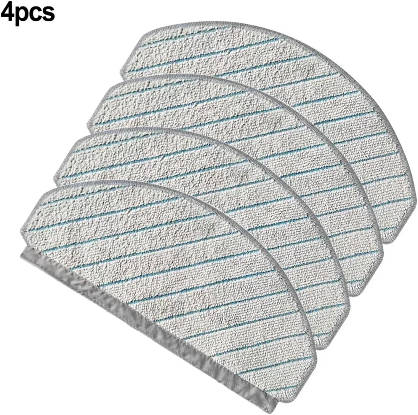 4 PCS Vacuum Cleaner Mop Cloths - Deebot Plus Compatible