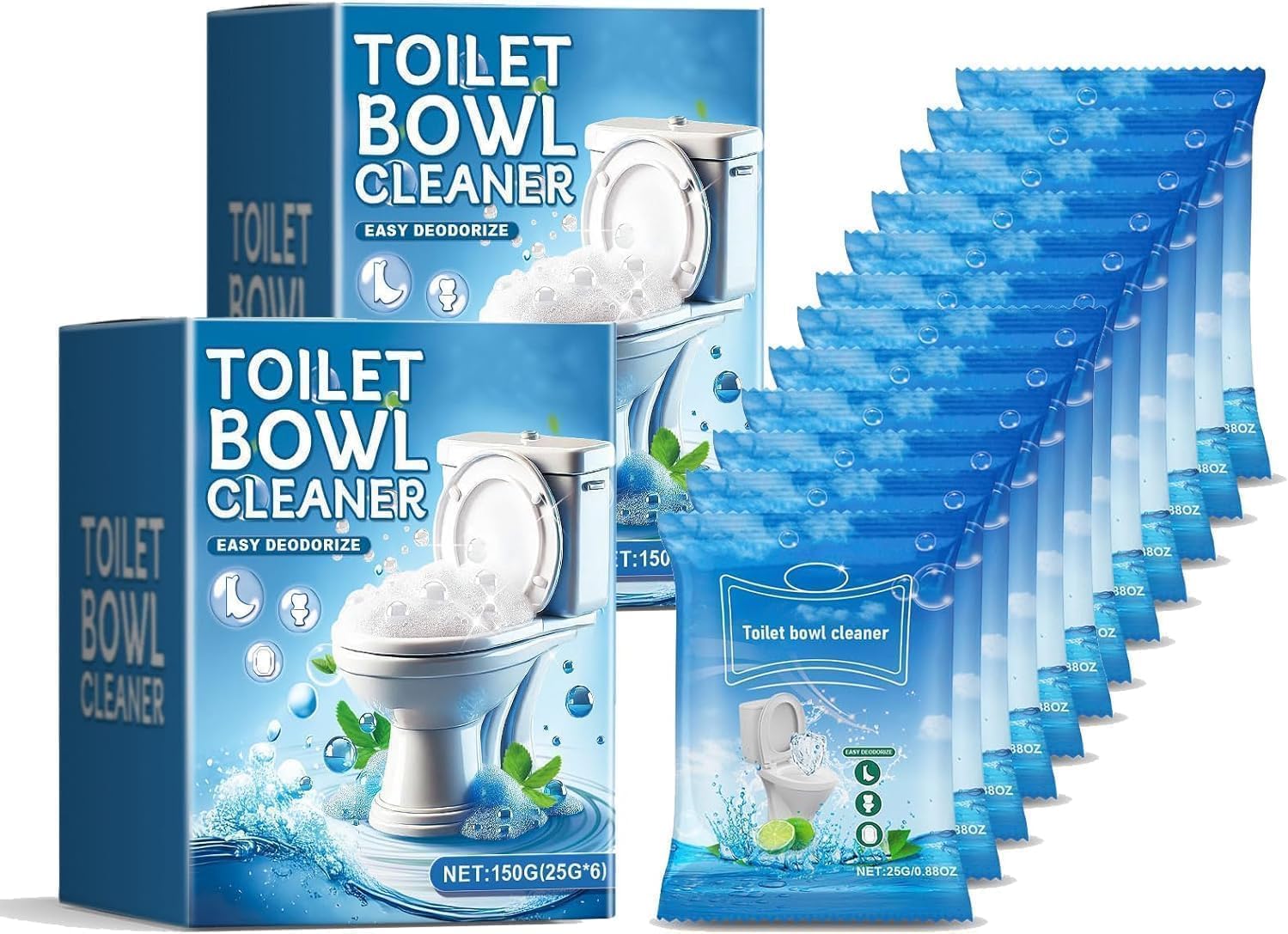 Renhe Inginguity Splash Toilet Cleaner 2 Box 12 Bags