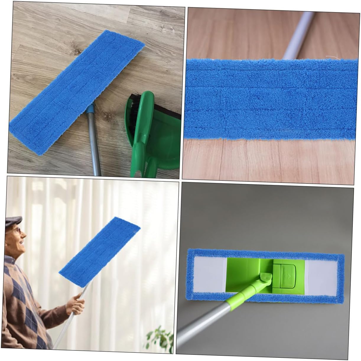 3Pcs Coral Fleece Mop Pads Replacement