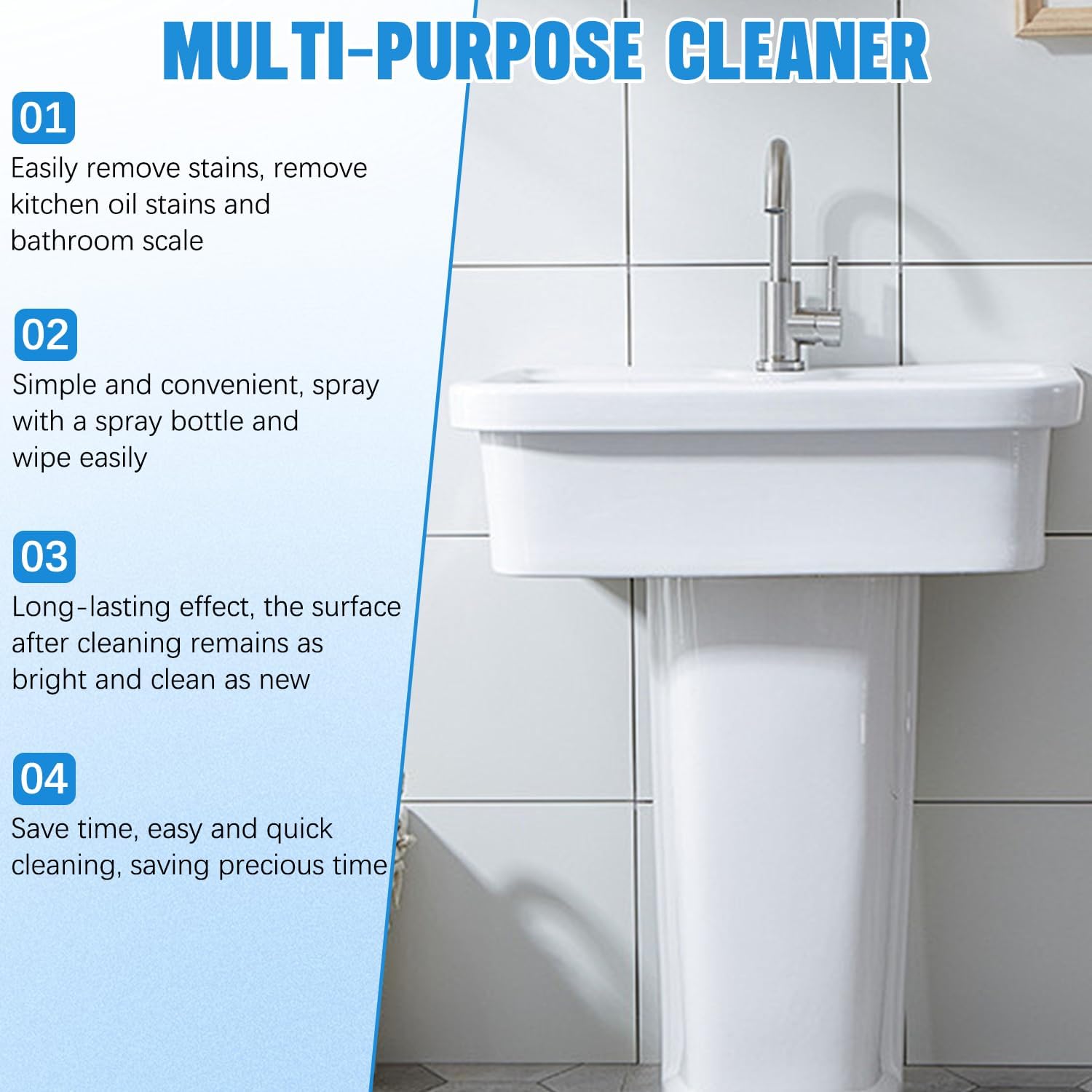 2Pcs R W Multi Purpose Cleaner