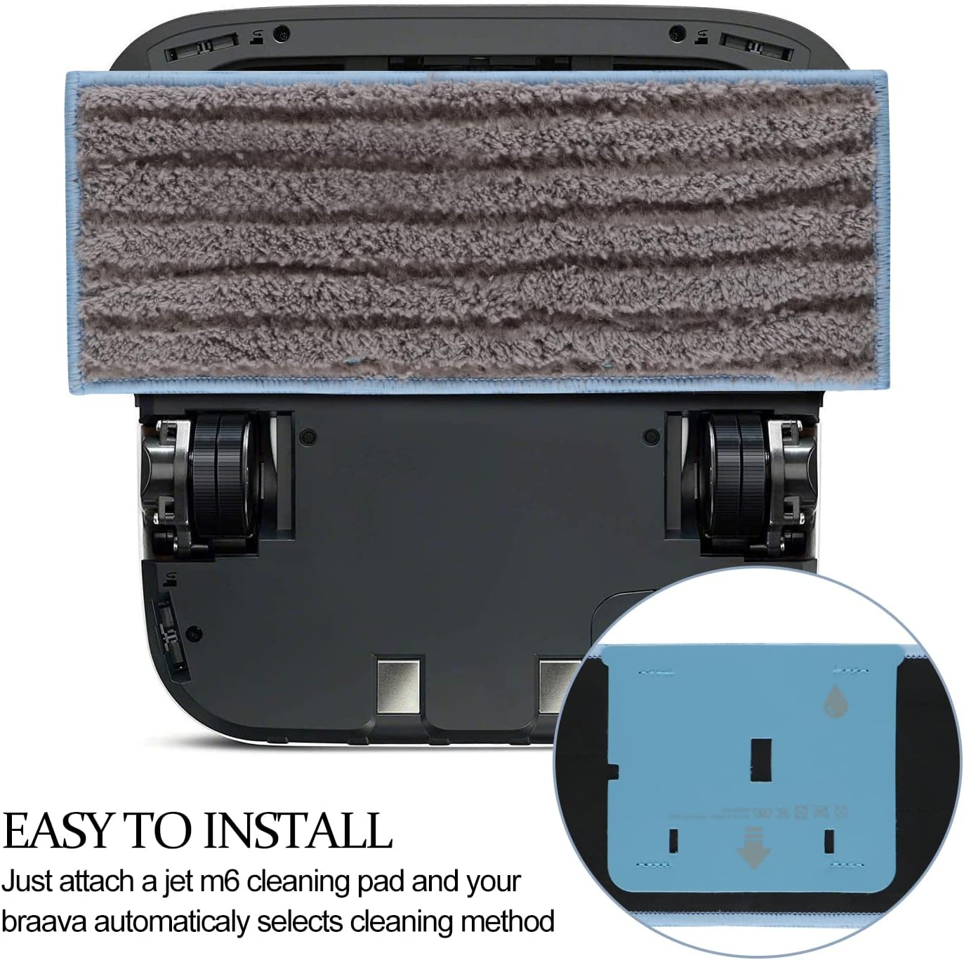 MXZONE Braava Jet M6 Replacement Mop Pads 4 Pack 1