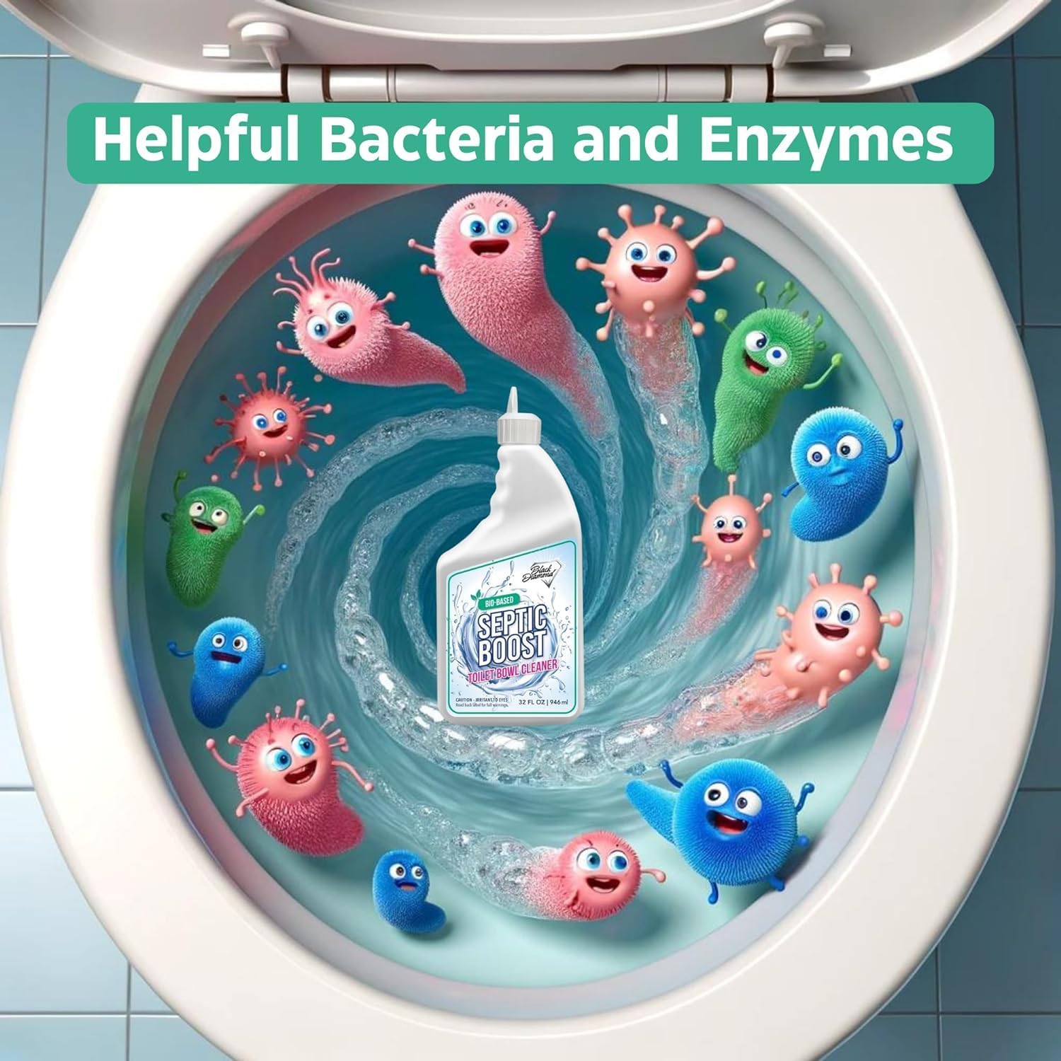 Septic Boost Toilet Cleaner - 1 Quart Bio-Based