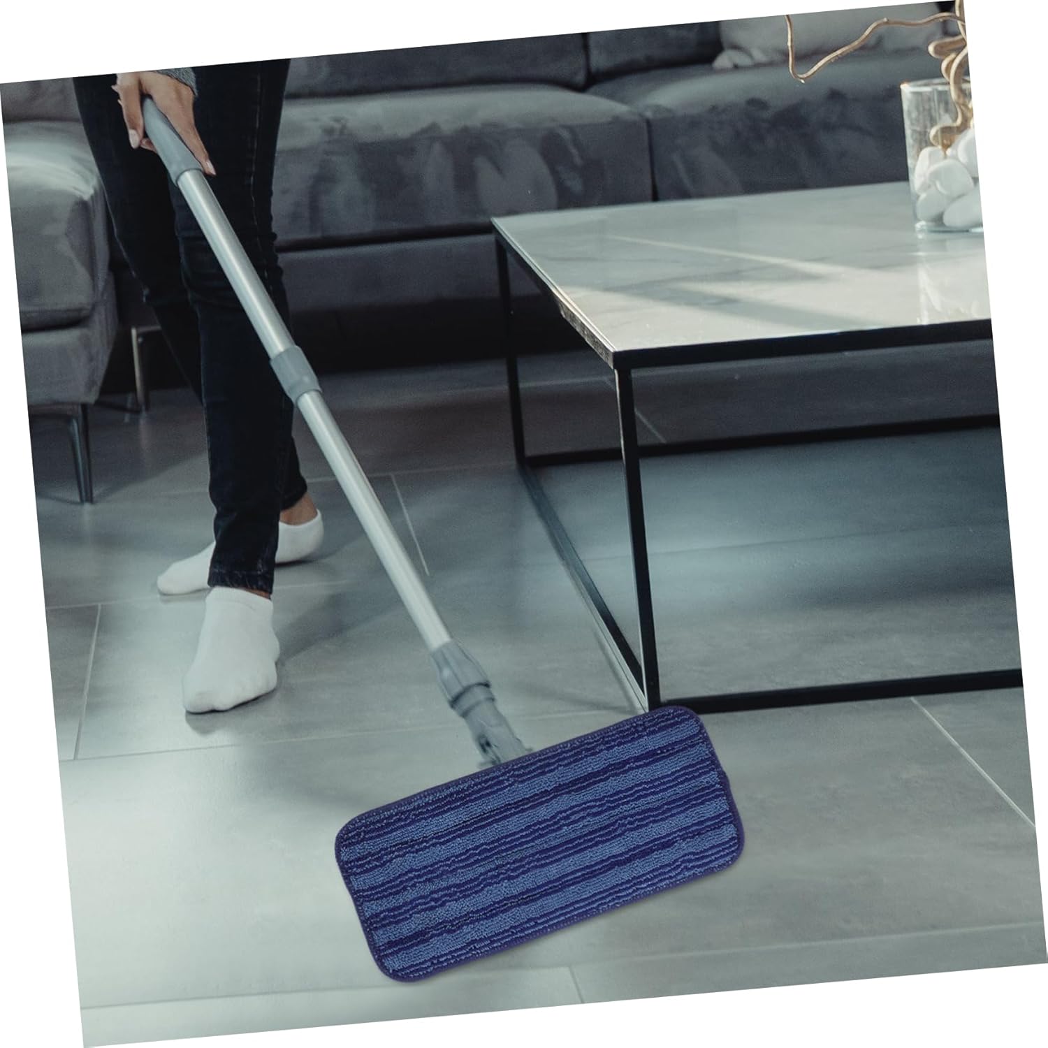 Reusable Microfiber Mop Pads for Wet Dry Cleaning