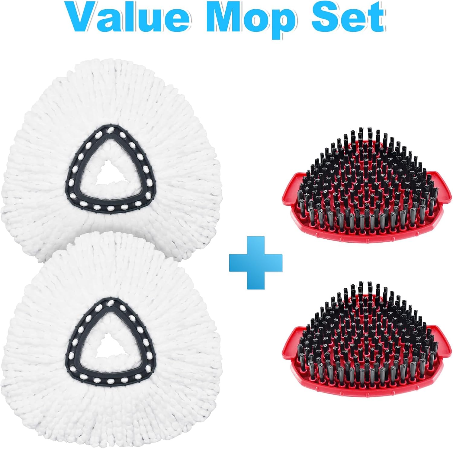 Yuunaie Spin Mop Replacement Heads for Ocedar 2 Pack Set