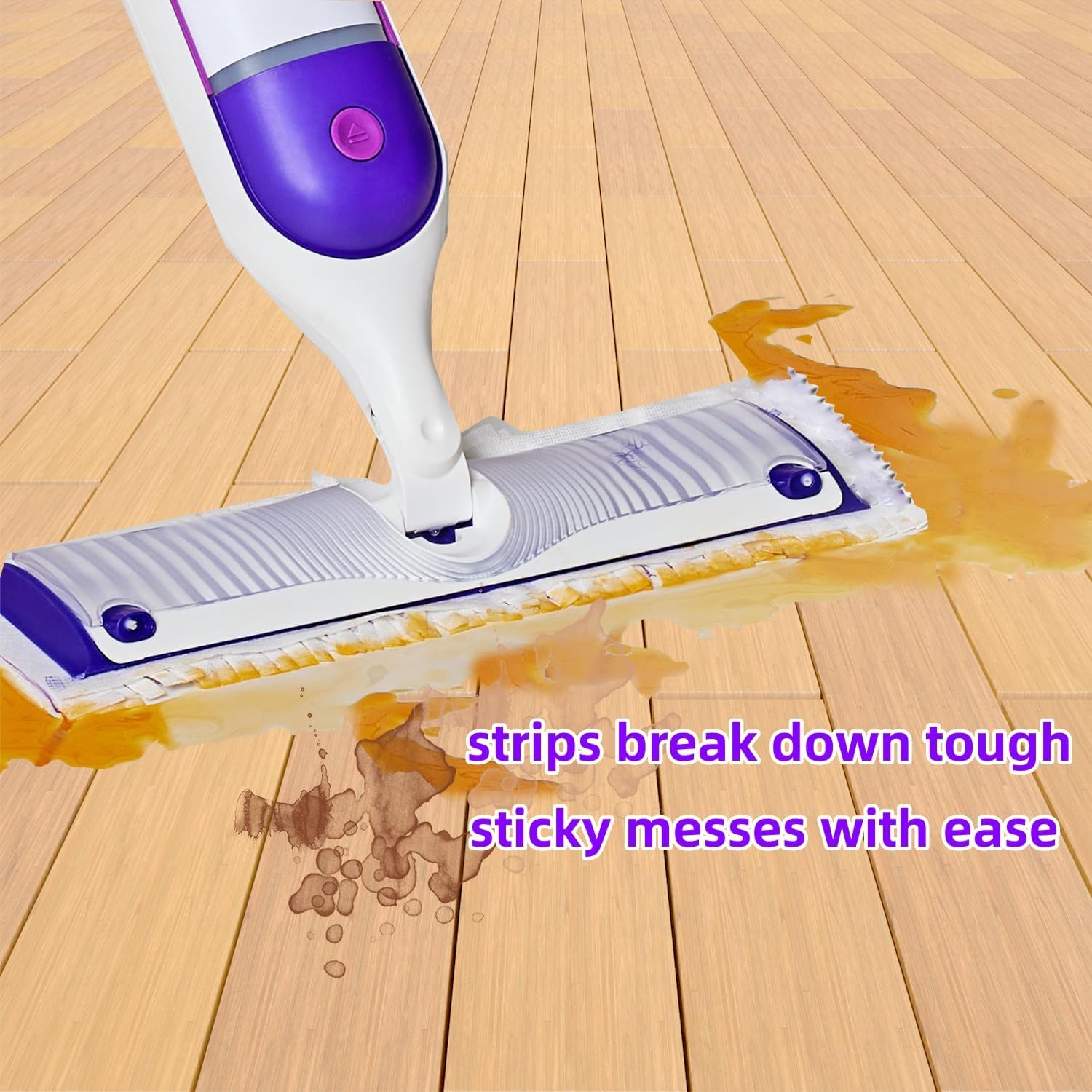 Disposable Mopping Pad Refills for PowerMop 20 Pack Purple