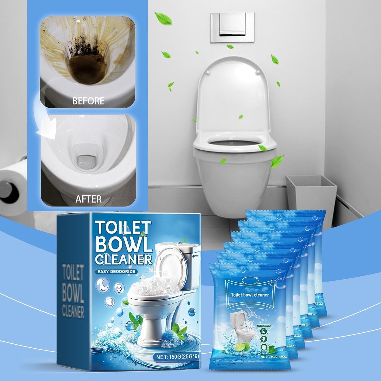 Renhe Inginguity Splash Toilet Cleaner 2 Box 12 Bags