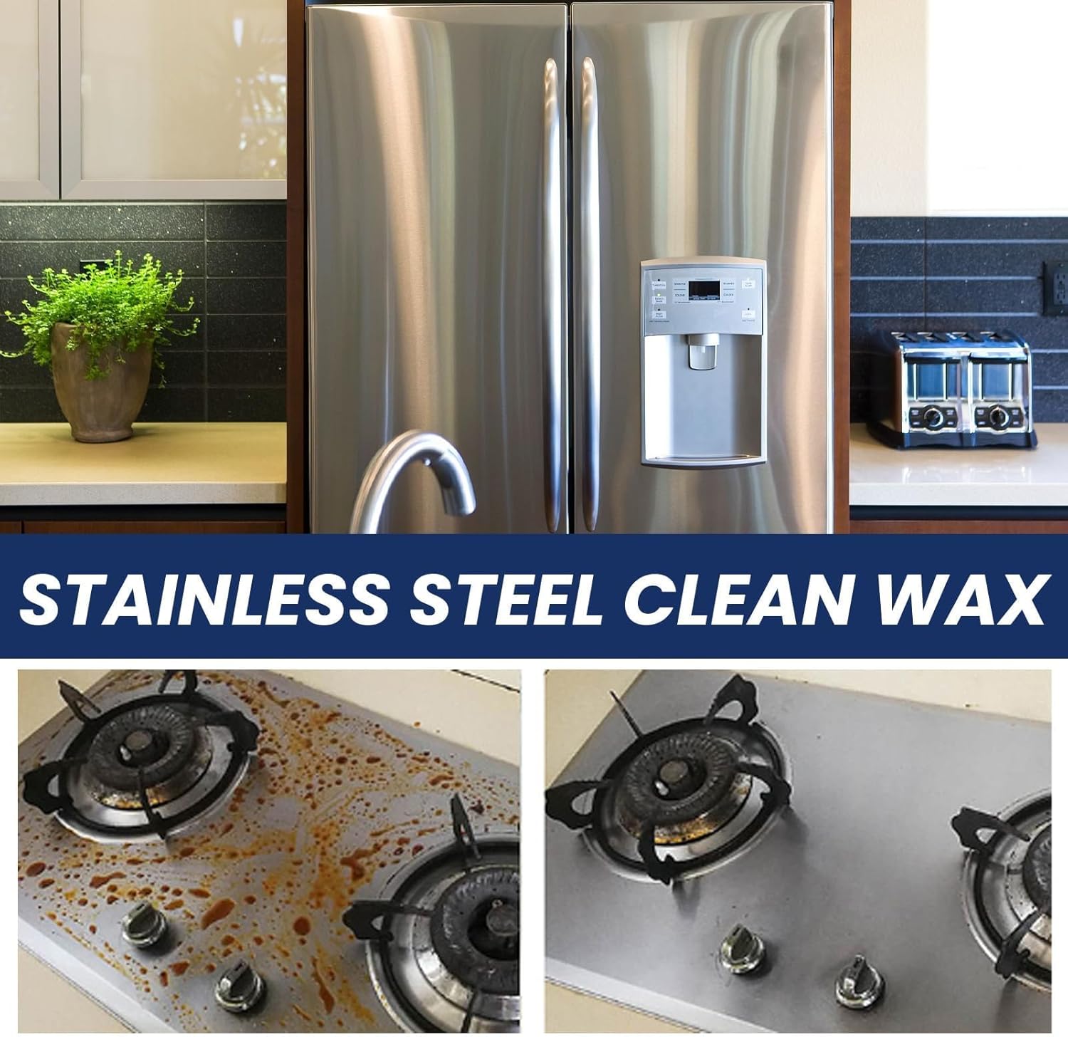 Magical Nano Stainless Steel Cleaner Paste 3pcs 1